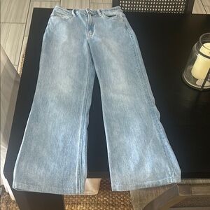 Flying Monkey Blue Flare Wide Leg Jeans